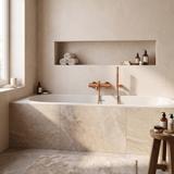 Bathroom faucet Rea Lungo Copper Brush