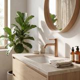 Robinet de salle de bain Rea Rivo Brush Copper