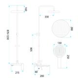 Dušikomplekt Rea Prime Chrome