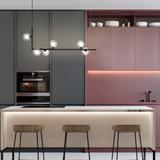 Deckenlampe Metall Glas Black APP755-6CP