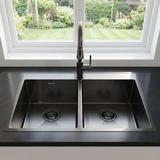 Νεροχύτης από μαύρο ατσάλι Rea Joel Black