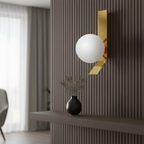 APP1758-1W Wandleuchte, Gold/Weiß