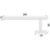 Koupelnový věšák 39106 ORI Brush Copper