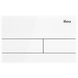 Concealed cistern frame K011A-Q Rea T White Glass