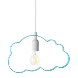 Hängelampe Cloud light blue