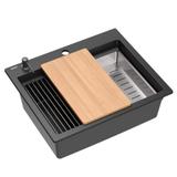 évier en granit KURT 110 WORKSTATION Black