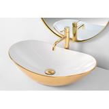 Countertop wasbasin Rea Royal White Gold