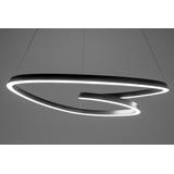 Deckenlampe Ring Led + Fernbedienung APP796-cp Black