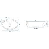 Vasque à poser Rea Meryl Black / Gold