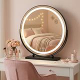 Oglindă LED MAKE-UP Black 50 cm