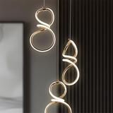 LED-Hängeleuchte G073-3CPR Gold