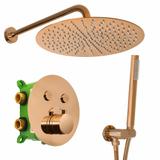 Built-in shower set Rea LUNGO MILER COPPER  + BOX