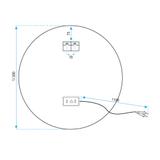 ΚΑΘΡΕΦΤΗΣ ΤΟΙΧΟΥ LED 50cm ΒΑΣ P11239