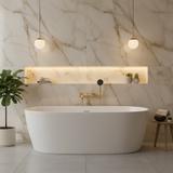 Bathroom faucet REA FOSTER Gold Brush