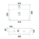Vasque à poser Rea Altea Cloudy