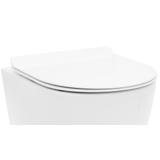 Toilet seat UF DUROPLAST FLAT WHITE