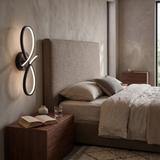 LAMPA ŚCIENNA KINKIET LED APP1050-W Czarna