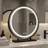 Oglindă LED MAKE-UP Black 50 cm