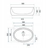Countertop washbasin Basaro Aurora