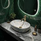 Countertop Basin Rea Amelia Ruststone 48