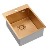Стальная мойка для кухни RUSSEL 90 COPPER