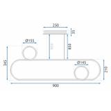 Lampe LED APP810-CP CHROM