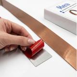 Baguette décorative adhésive Rea P14454CB 3,8cm Brush Copper