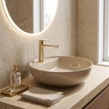 Waschbeckenarmatur Rea Logan Brush Gold