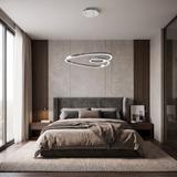 Lampa Sufitowa Wisząca Loop LED + Pilot APP798-cp Chrom