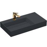 Умывальник конгломератный на столешницу  Archi 75 CM Grey MATT