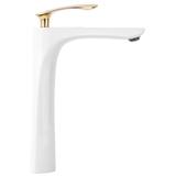 Bathroom faucet Rea Orbit White Gold High