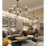 Deckenlampe Metall black XXL APP265-15C