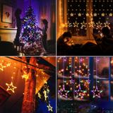 Kurtyna LED Gwiazdy Multikolor z Pilotem CD002-138