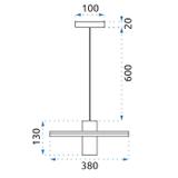 Deckenlampe Loft APP739-5CP