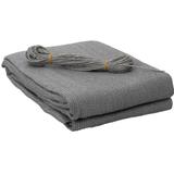 OSŁONA BALKONOWA SZARA 0,9x5M PE