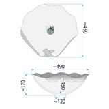 Umywalka nablatowa Rea HM-22 Handmade ART