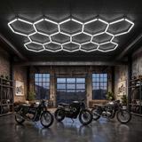 Lampa LED HEXAGON JNH052-H Biała