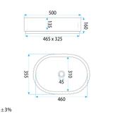 Countertop Basin Rea Margaret Beige