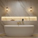 Bateria wannowa Rea Arlo Złoty Szczotkowany