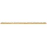 Front shower tray strip 120cm Brush Gold