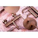 Wall Mounted Bath faucet Rea Lungo Brush Copper + Box