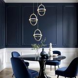 LED-Hängeleuchte G064-3CPR Gold