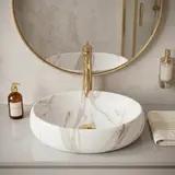 Νιπτήρας πάγκου Rea Linda Lava Mat Μ 48.5 x Π 34 x Υ 14.5