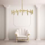 Deckenlampe APP1197-15CP Gold