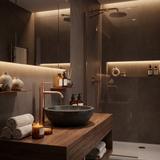 Umývadlový faucet Rea Venti  Brush Copper vysoký