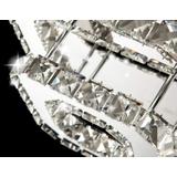 Deckenlampe Kristall LED 24W quadrat APP409-C