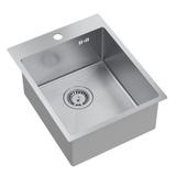 Stainless steel sink RUSSEL 90 BRUSH NICKEL