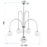 Deckenleuchte Gold APP1584-6CP