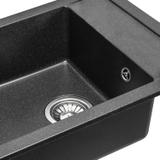 Fregadero granit Rino black moteado