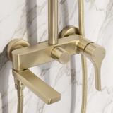 Shower set PREMIUM Rea Maxim Brush Gold